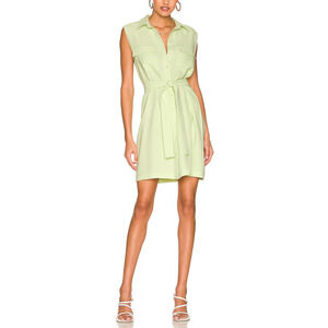 Amanda Uprichard 'Edith' Green Poly  Mini Dress Size S